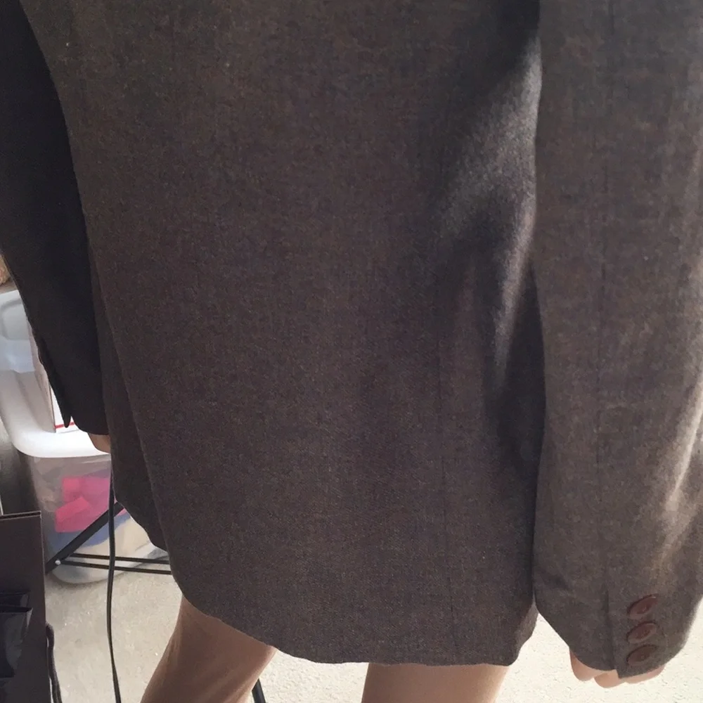 Vintage Talora brown wool silk cashmere blazer